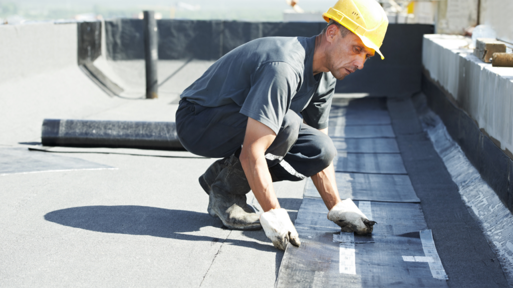 maintain rubber roofing